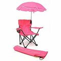 Templeton Folding Camp Chair with Umbrella - Hot Pink TE3734563